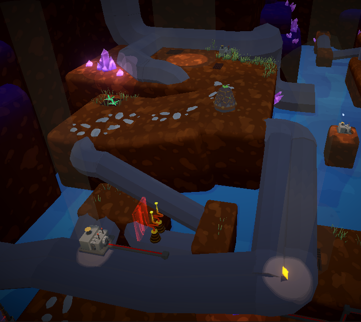 Upper level of second lane.